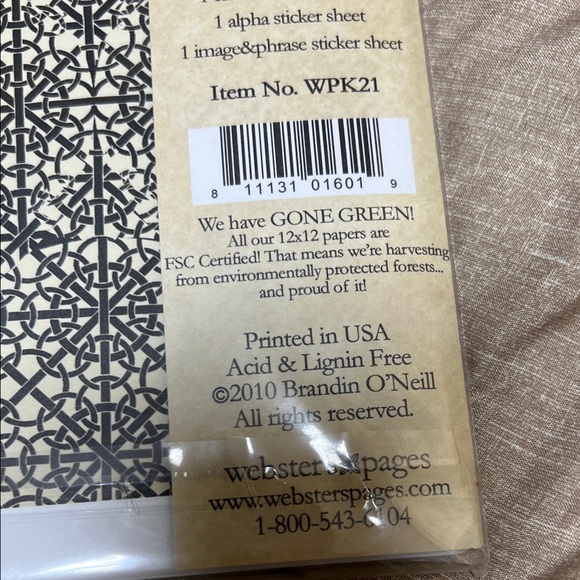 Webster's Pages Waiting For Santa Paper Kit NEW - Picture 5 of 5